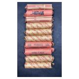 (10) ROLLS OF WHEAT PENNIES