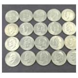 (20) EISENHOWER DOLLARS