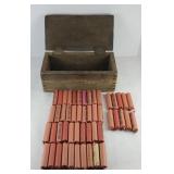 (50) ROLLS OF WHEAT PENNIES, W W II, 2500 COINS