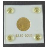 1925 2 1/2 DOLLAR GOLD INDIAN HEAD   4.18g