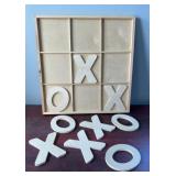 (5) Xs & (4) Os OVERSIZED WOOD TIC TAC TOE G