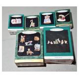 (6) HALLMARK ORNAMENTS MINIATURES
