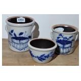 (3) PIECES OF SALMON FALLS POTTERY