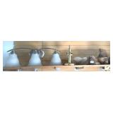 (3) LIGHT FIXTURES