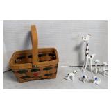 GLASS ANIMALS & BASKET