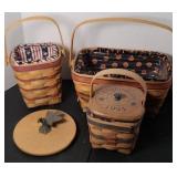 (3) LONGABERGER BASKETS