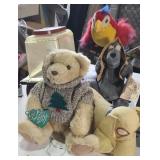 POPCORN MACHINE, PLUSH ANIMALS