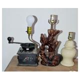 (3) VANITY LAMPS
