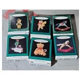 (6) HALLMARK ORNAMENTS MINIATURES