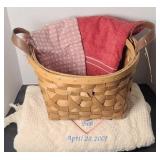 BASKET W/ THROW & MORE