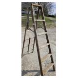 6 FOOT WOOD LADDER