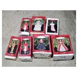 (7) HALLMARK BARBIE ORNAMENTS