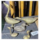 BRASS DUCK FAMILY