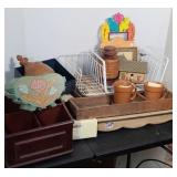 WOODEN DECOR & WIRE BASKETS