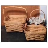 (3) LONGABERGER BASKETS