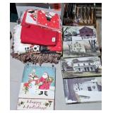 CHRISTMAS LINENS & PLATTERS