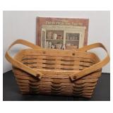 LONGABERGER BASKET W/ COOKBOOK