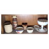 ENAMEL PITCHER, SMALL CAR BOWL, DECOR