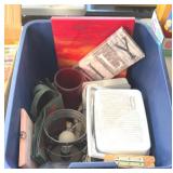 LUNCH COOLER, LAMP & ASSTD ITEMS