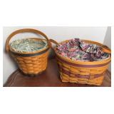 (2) LONGABERGER BASKETS, MOTHERS DAY & DAISY