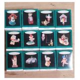 (12) HALLMARK MINIATURE ORNAMENTS