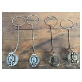 PEWTER RACING EARLY TIMES WHISKY STOPPERS