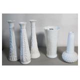 MILK GLASS VASES