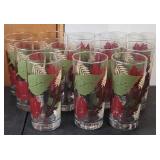 (12) WATER GLASSES HEAVY BASES