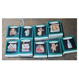 (9) MINIATURE HALLMARK ORNAMENTS