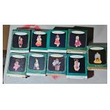 (9) HALLMARK ORNAMENTS MINIATURES