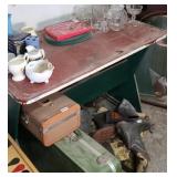 ENAMEL TOP POTTING TABLE