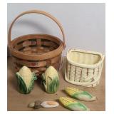 CORN SHAKERS, DISH, MORE