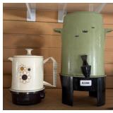 VINTAGE COFFEE POT & TRAVEL POT