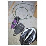 BICYCLE HELMET & BIKE LOCKS