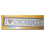 LONGABERGER WOOD SIGN