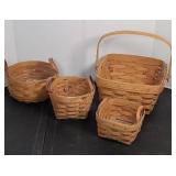 (4) LONGABERGER BASKETS