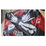 BRANTLEY GILBERT FAN FLAG, SIGNED