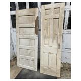 (2) ANTIQUE DOORS