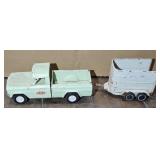 TONKA TRUCK W/ TRAILER