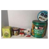 VINTAGE SPICE & OTHER TINS