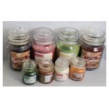SCENTED CANDLES, SOME USED