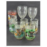 MUPPETS IN SPACE JELLY JARS & ASSTD GLASSWARE