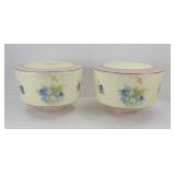 (2) ANTIQUE LAMPS SHADES