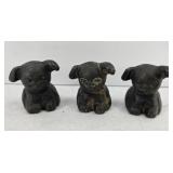 (3) CAST IRON GRISWOLD PUPS