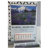 (5) 1991 HARPEL SEED CALENDAR SHANNONDALE IND