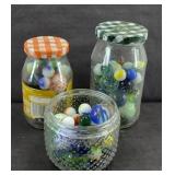 JARS OF MARBLES