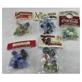 (5) BAGS OF ASSTD MARBLES