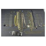 ASSTD COSTUME NECKLACES & OTHER JEWELRY