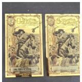 (2) OKLAHOMA GOLDBACK 1/2000TH TROY OUNCE