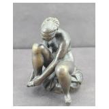 SEATED WOMAN STATUE REPLICA